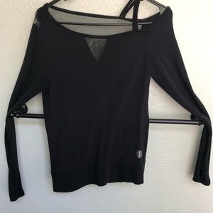 Splits59 Pure Barre long sleeve with mesh